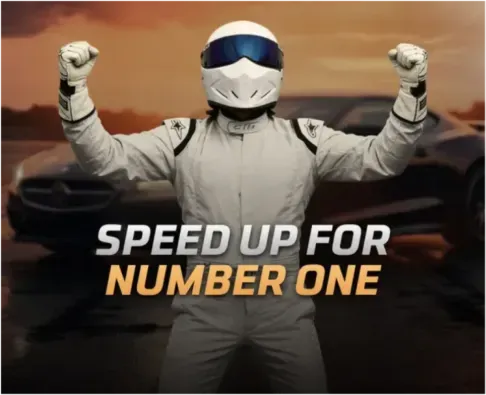 Speed up for number one