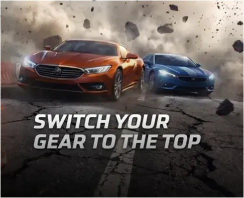 Switch your grear to the top